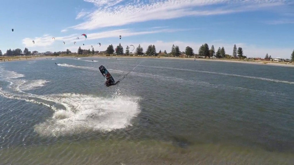 Kitesurf views from above