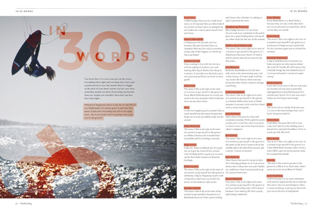 In 30 words - TheKiteMag Issue #2