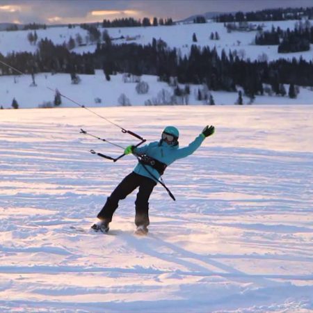 snowkiting with karolina1 450x450 - Snowkiting with Karolina