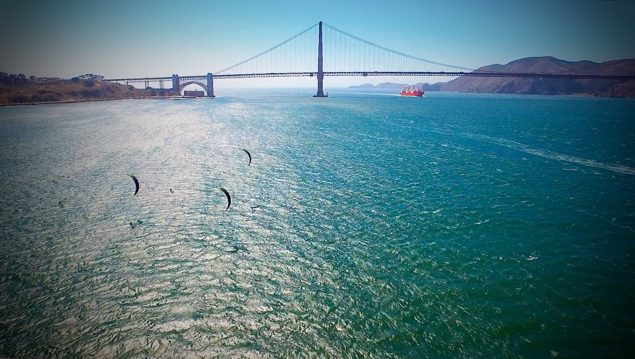 golden gate alcatraz kitefoils - Golden Gate, Alcatraz & Kitefoils