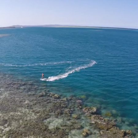 fiji times kiteboarding over ree 450x450 - Fiji times - Kiteboarding over Reef