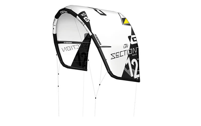 CORE Section 2 Lightwind Cutout white 300dpi - CORE unleashes 2nd Generation comp level Wave and C-kite