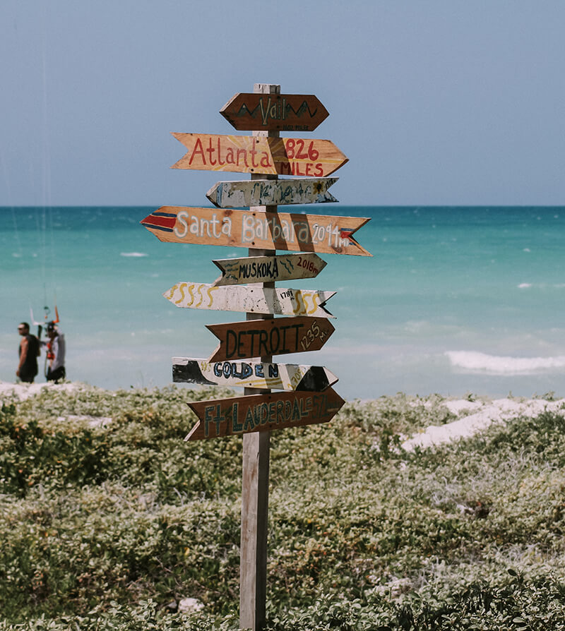 Signpost shot - Paradise Found