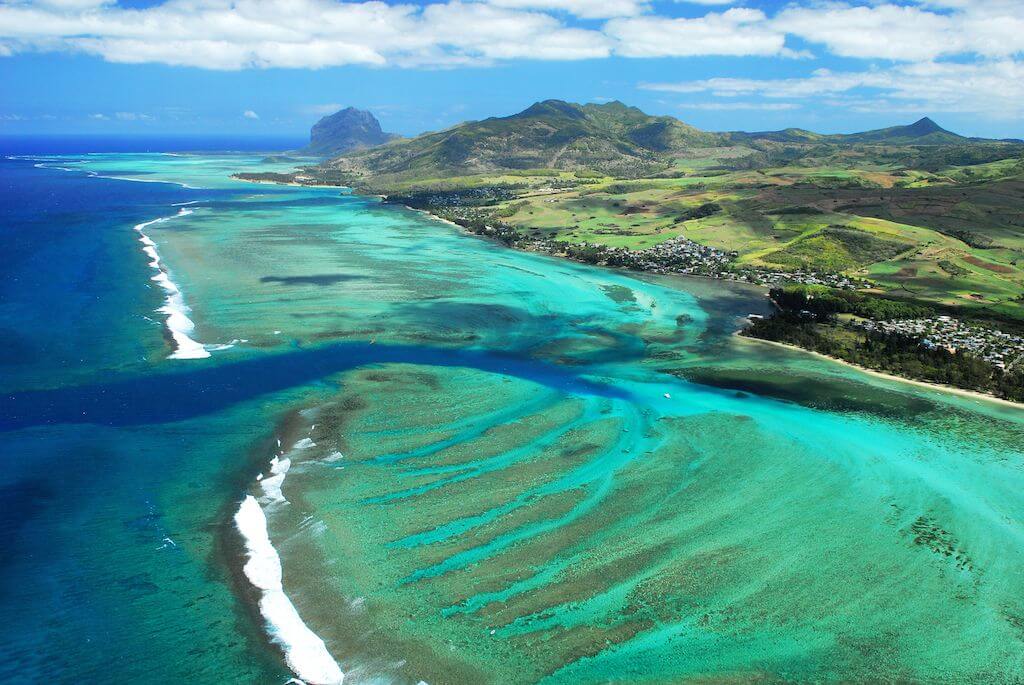 Bel Ombre lagoon - Great flat water lagoons to learn to kitesurf