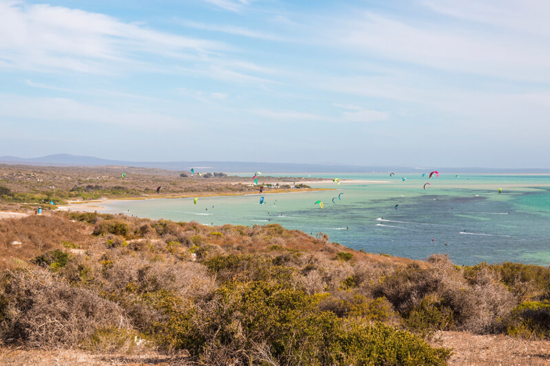 Shark Bay langebaan - Kitesurfing holidays for the whole family