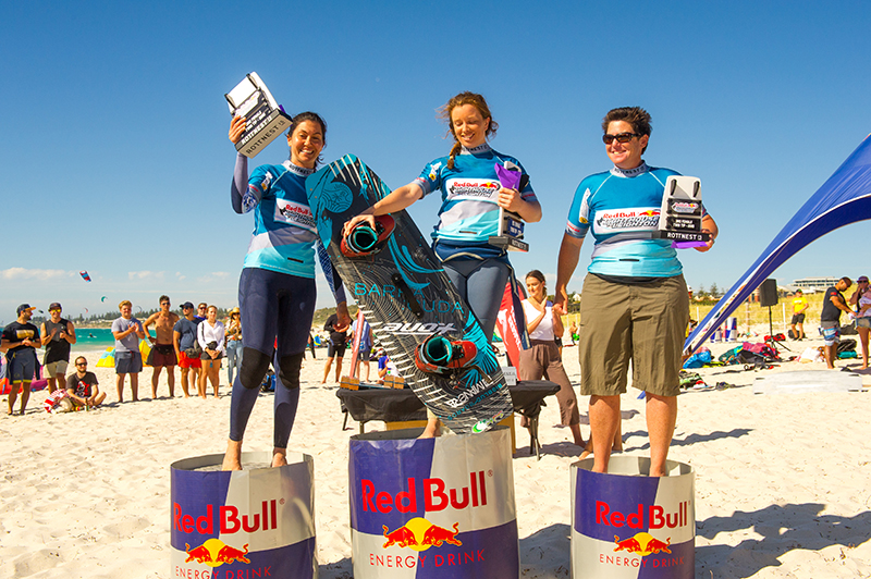 Womens Twin Tip Podium GSP 18.12.08 Red Bull Lighthouse to Leighton 001 10 - Guy Bridge breaks Red Bull Lighthouse to Leighton record