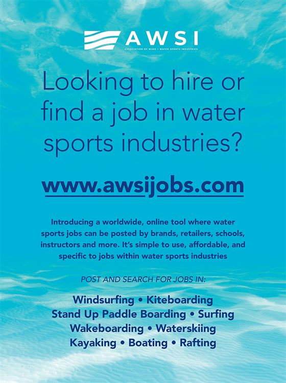 AWSI Job Board FullPage - The new water sports job finder is now online!