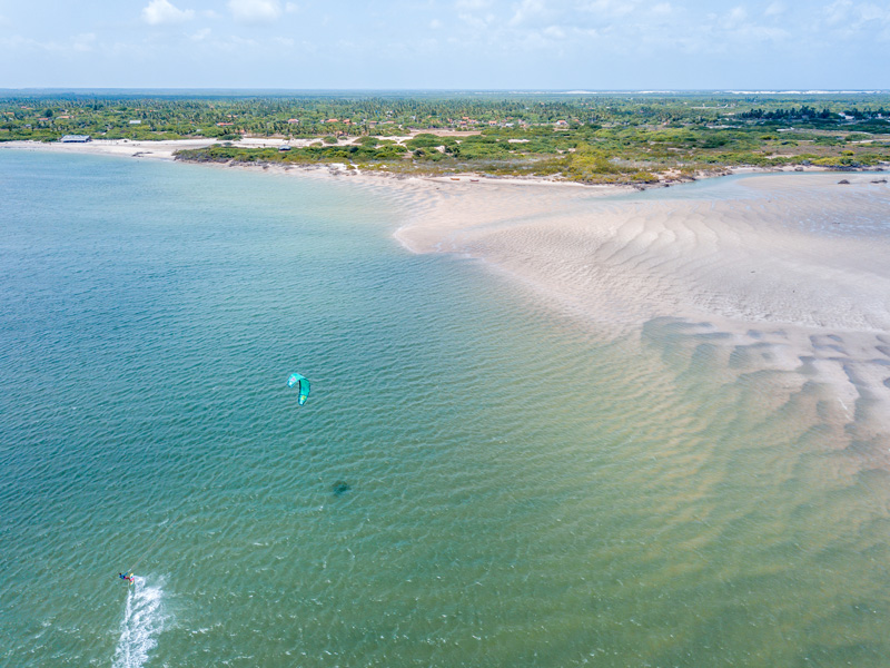 Atins view from the spot - Unique adventures for your next kiting holiday