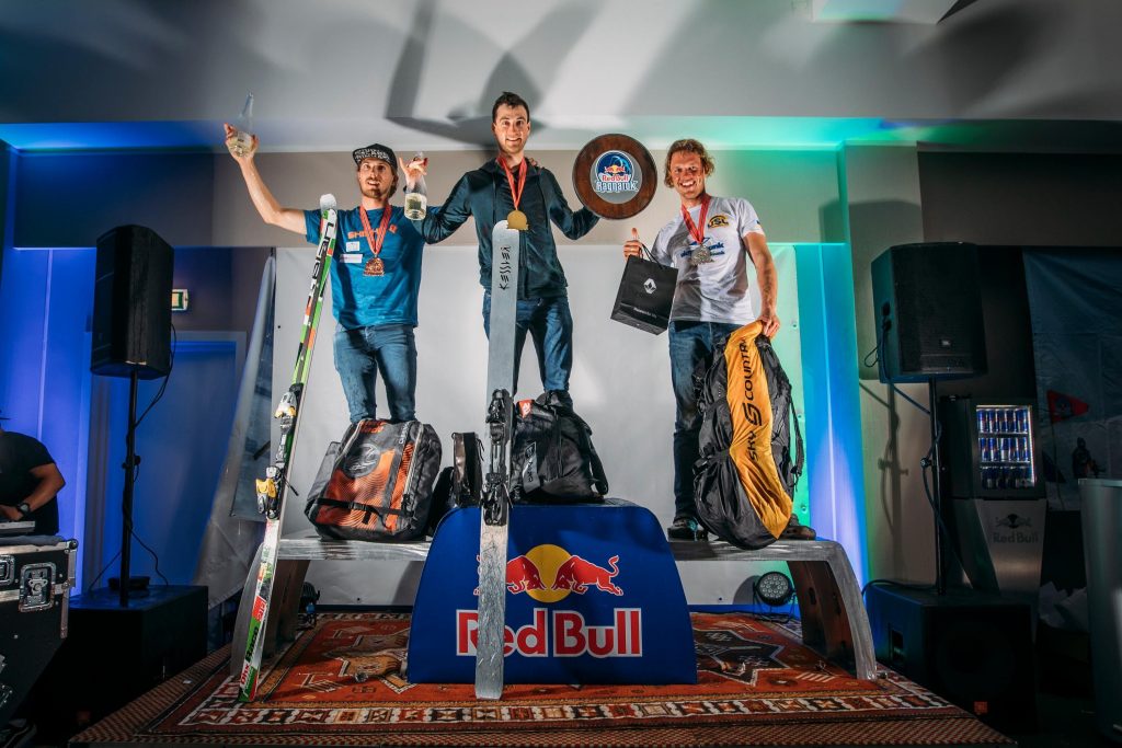 podium red bull ragnarok 2019 1 1024x683 - Double Gold for Peter Lynn riders Felix and Bruce!