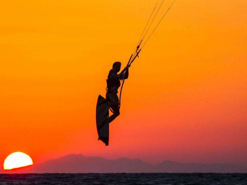 Sunset 1 800x600 - Kite & Surf Theologos - Rhodes, Greece