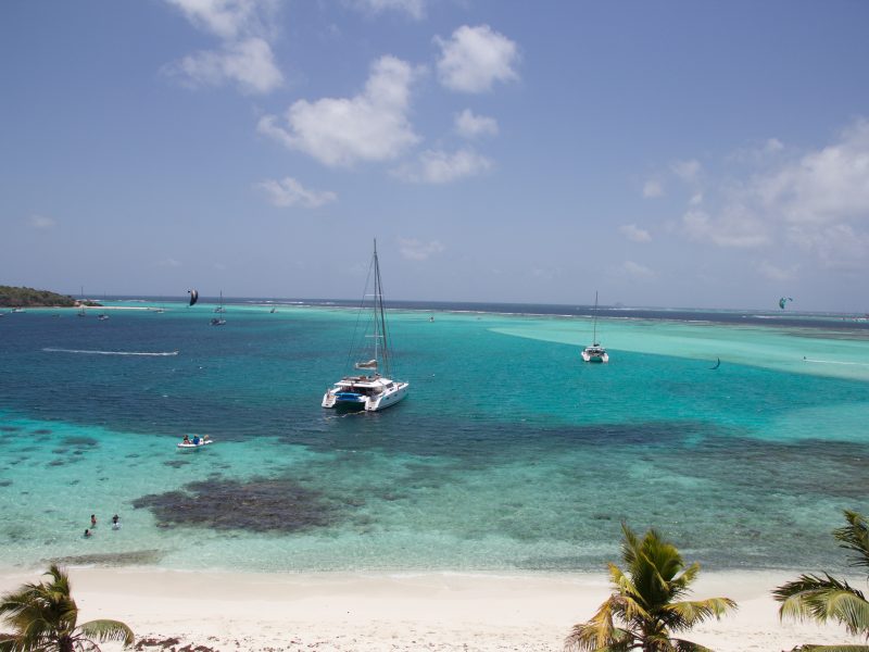 Tobago Cays view from hill 800x600 - Uncharted Kitesurfing - Grenadines