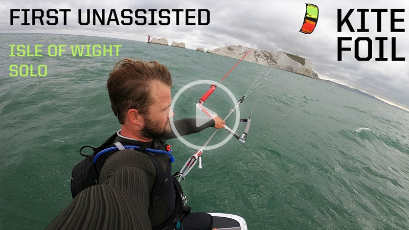 samlight copy - Sam Light first unassisted solo kite foil around the Isle Of Wight