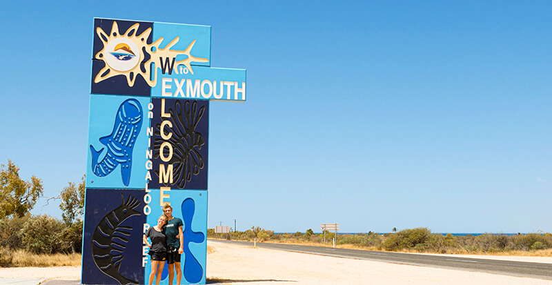 Exmouth Sign - Home from Home