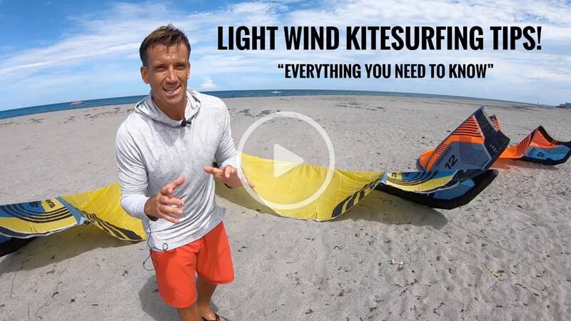 damiel leroy light wind - Light wind KITEBOARDING tips!