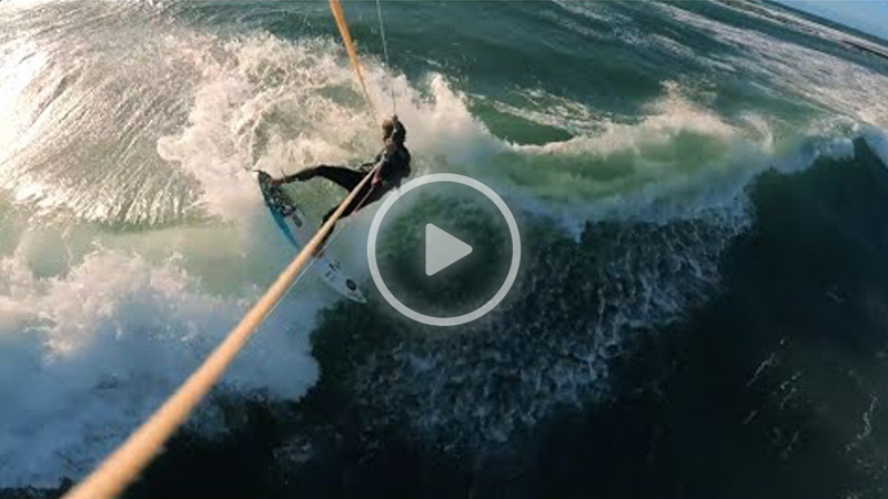 Pablo Amores - Pablo Amores KITESURF WAVERIDING IN ERICERIA (Portugal)