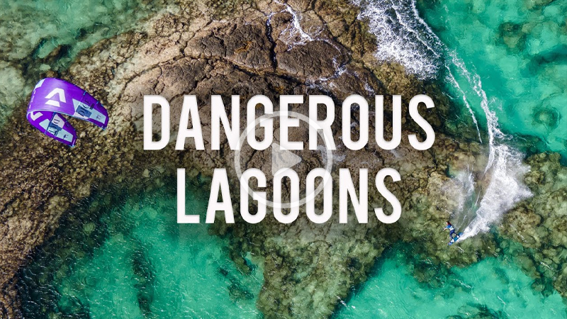 Tom Court Lagoons - Tom Court kiteboarding dangerous lagoons