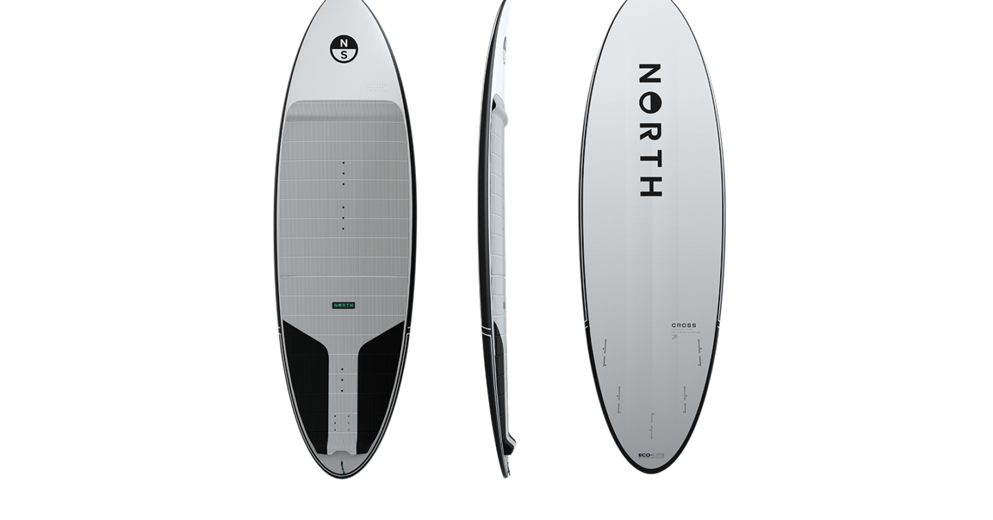 SURFBOARDS MY24 CLEARCUT 02 CROSS FRONT SIDE BACK 1440x754 - A Homecoming for North: New 2024 Kite Collection Launch