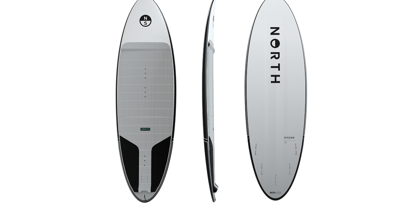 SURFBOARDS MY24 CLEARCUT 02 CROSS FRONT SIDE BACK 1440x754 - A Homecoming for North: New 2024 Kite Collection Launch