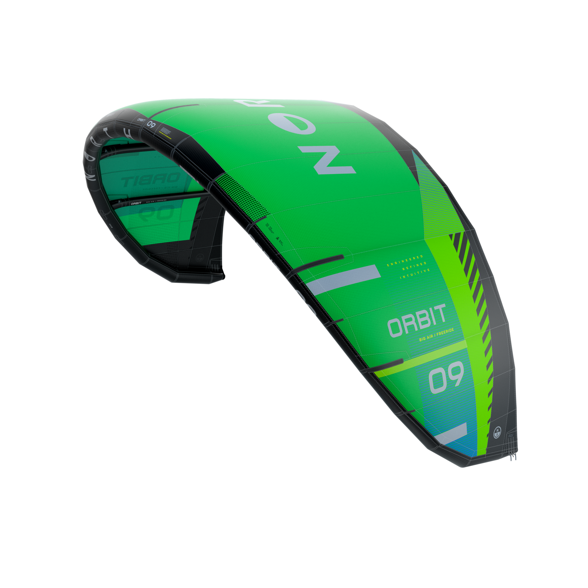 The NORTH FW26/27 Kiteboarding Collection is here KITES MY27 1 ORBIT GREEN 3 4 V01 scaled - The NORTH FW26/27 Kiteboarding Collection is here