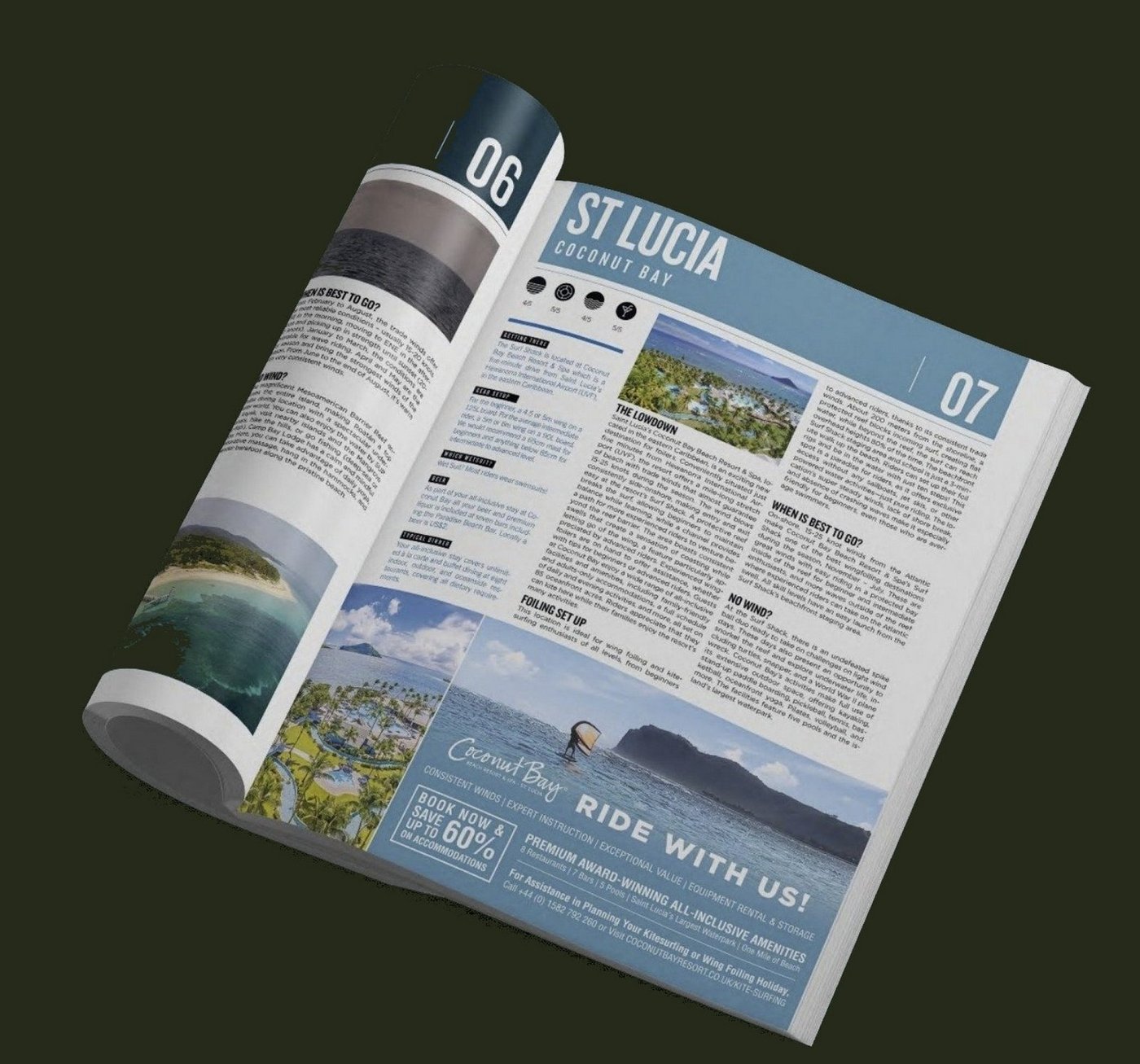 TheKiteMag spot guide spread