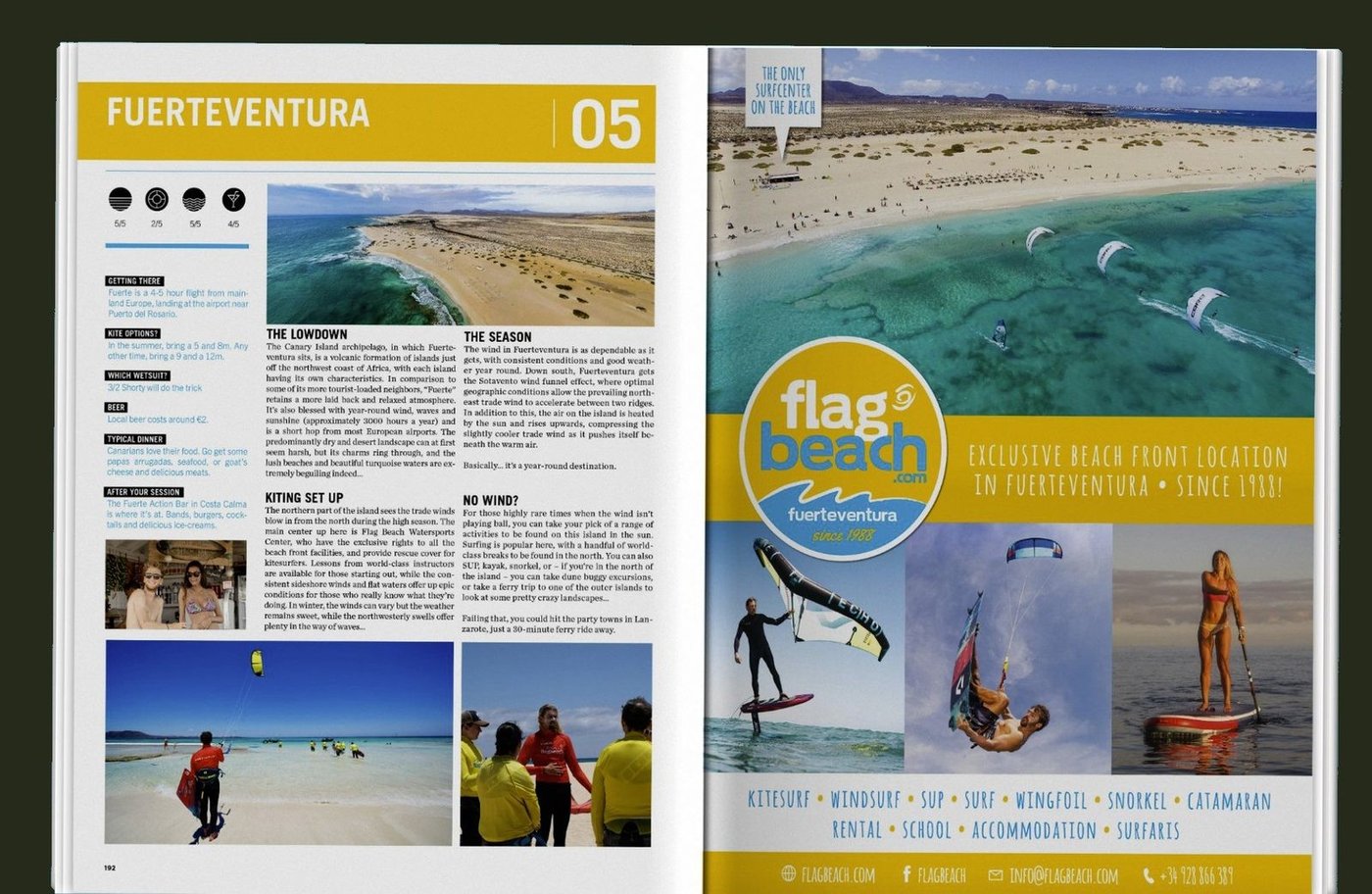 TheKiteMag two-page travel feature